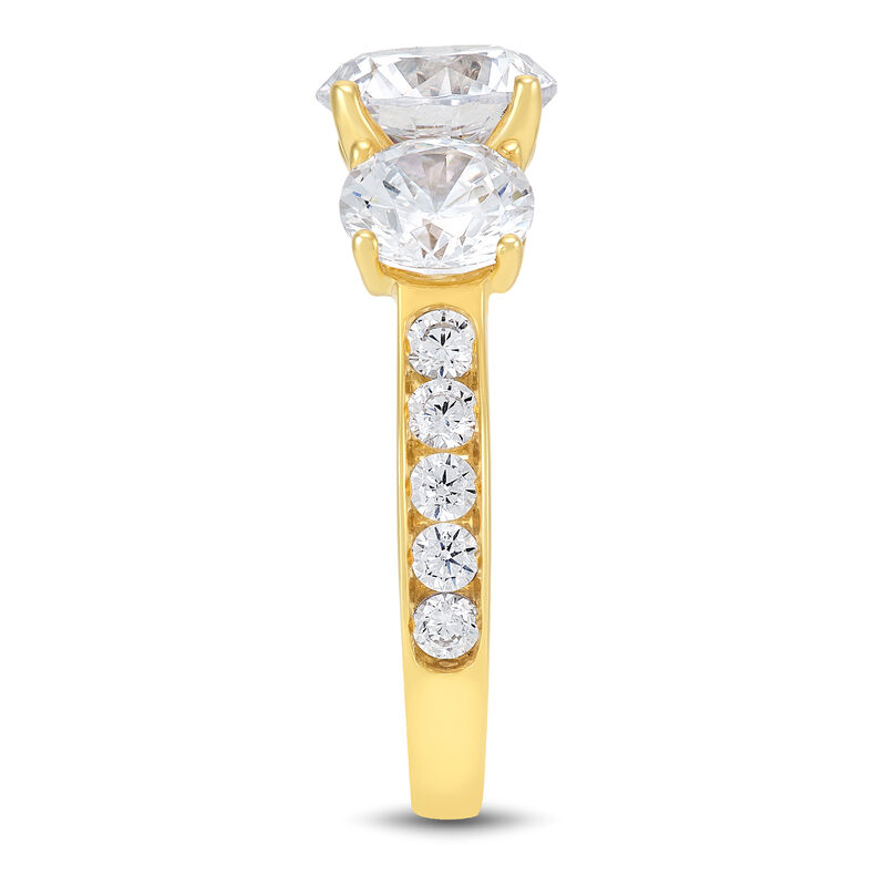 Lab Grown Diamond Engagement Ring in 14K Yellow Gold &#40;4 ct. tw.&#41;