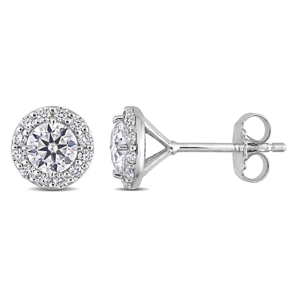 Twin Duo Diamond Stud Earrings