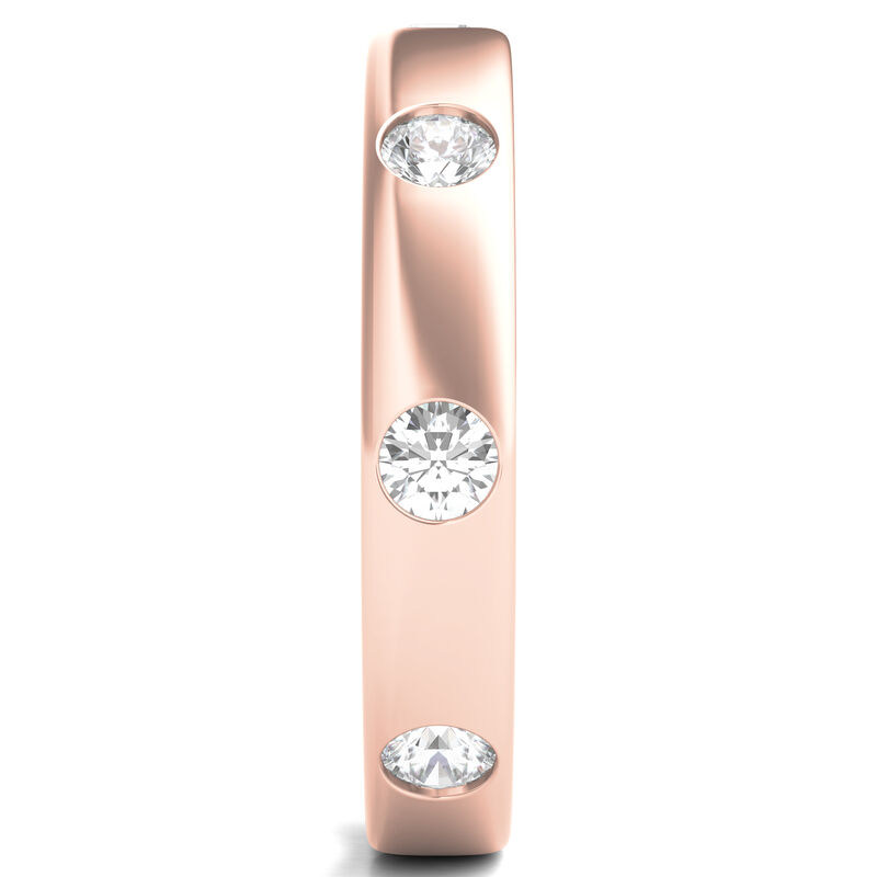 Lab Grown Diamond Anniversary Band in 14K Rose Gold &#40;3/4 ct. tw.&#41;