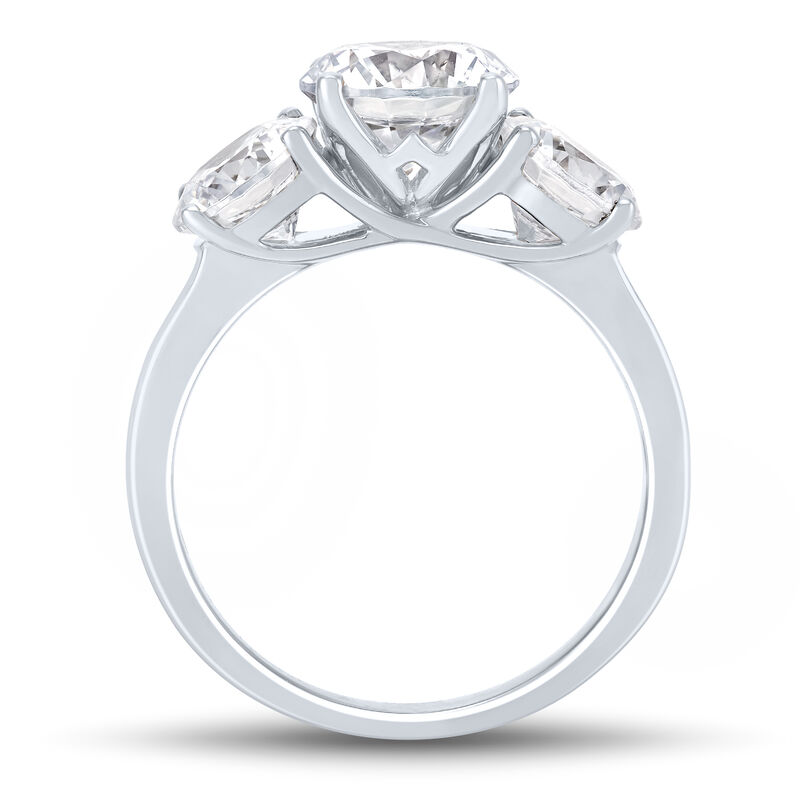 Lab Grown Diamond Engagement Ring in 14K White Gold &#40;4 ct. tw.&#41;