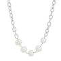 Cultured Freshwater Pearl Necklace in Sterling Silver