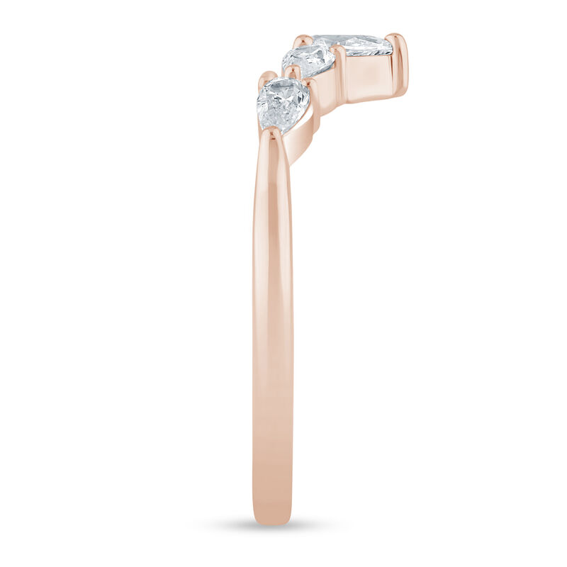 Diamond Contour Band in 14K Rose Gold &#40;1/2 ct. tw.&#41;