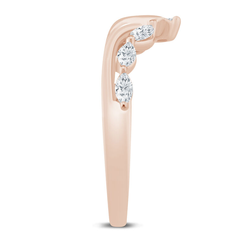 Diamond Contour Band in 14K Rose Gold &#40;1/3 ct. tw.&#41;