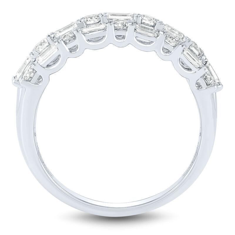 Limited Edition Lab Grown Diamond Three-Row Band in 14K White Gold &#40;2 ct. tw.&#41;