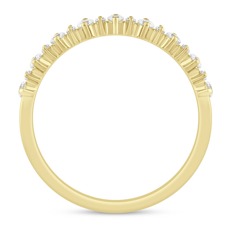 Lab Grown Diamond Prong Stack Band in 10K Yellow Gold &#40;1/4 ct. tw.&#41;