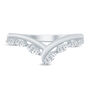 Diamond Contour Band in 14K White Gold &#40;1/3 ct. tw.&#41;