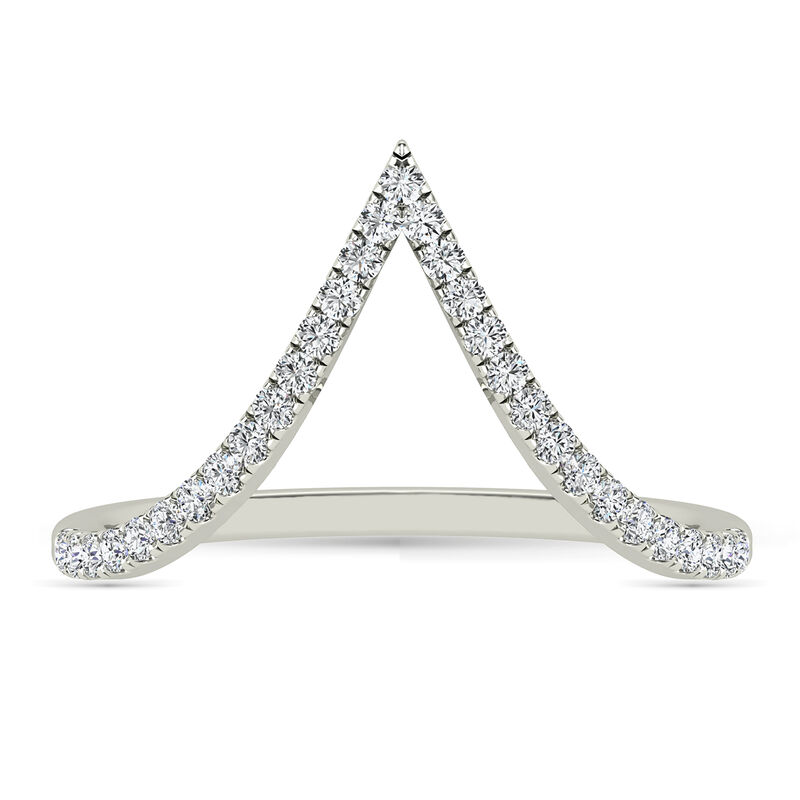 Diamond Chevron Ring in 14K Gold &#40;1/5 ct. tw.&#41;