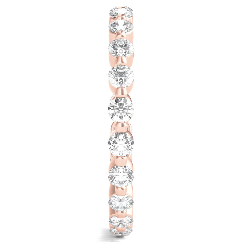 Round Brilliant-Cut Lab Grown Diamond Eternity Band in 14k Rose Gold &#40;1 ct. tw.&#41;