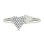 Diamond Double Heart Ring in 14K Gold &#40;1/10 ct. tw.&#41;
