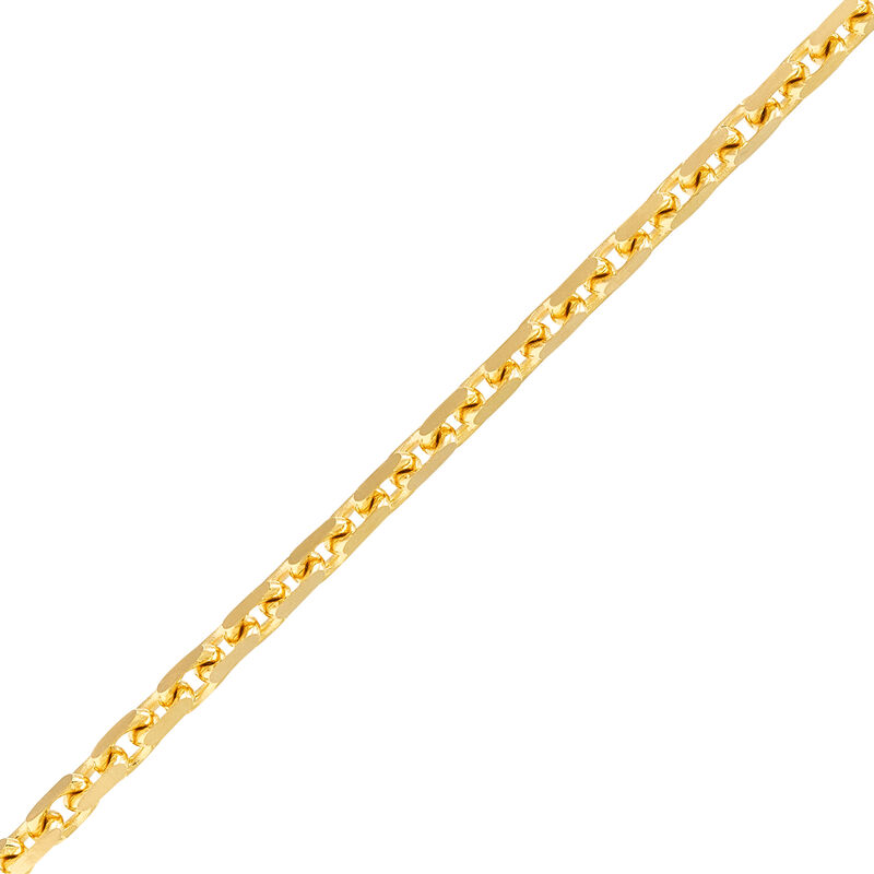 Men&rsquo;s Solid Link Chain in 14K Yellow Gold, 2.3MM, 22&rdquo;