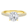 Daphne Lab Grown Round Diamond Engagement Ring in 18K Yellow Gold &#40;2 1/2 ct. tw.&#41;