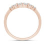 Diamond Chevron Contour Band in 14K Rose Gold &#40;1/2 ct. tw.&#41;