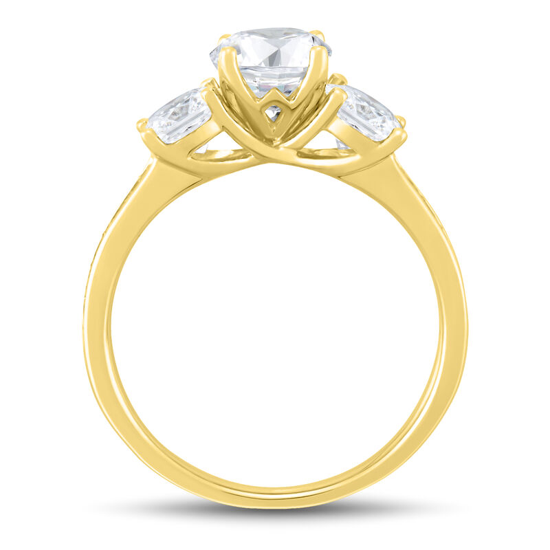 Lab Grown Diamond Engagement Ring in 14K Yellow Gold &#40;2-1/4 ct. tw.&#41;