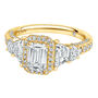 Hailey Lab Grown Diamond Engagement Ring in 14K Yellow Gold &#40;3 ct. tw.&#41;