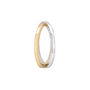 Two-Tone &#39;X&#39; Ring in Vermeil