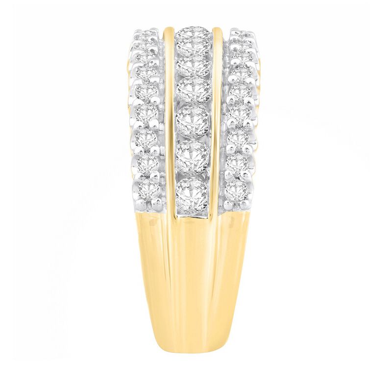 1 ct. tw. Diamond Multi-Row Ring in 10K Yellow Gold