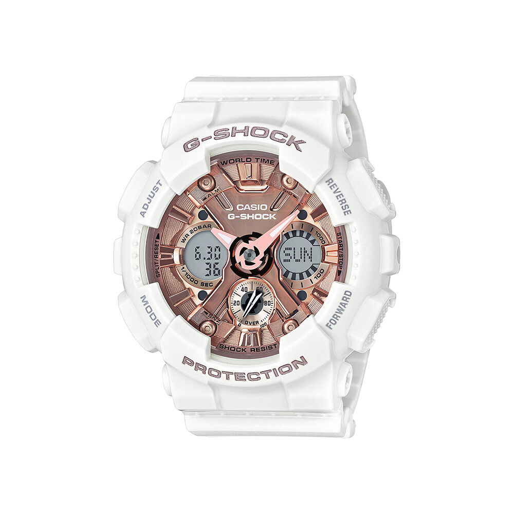 S shock 2025 white watch