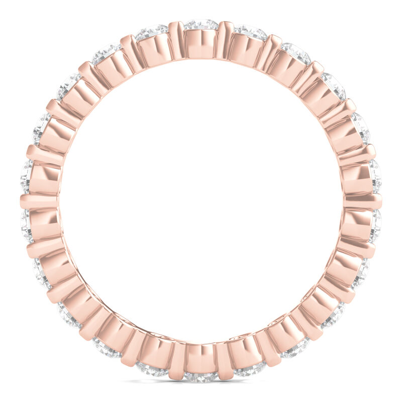 Round Brilliant-Cut Lab Grown Diamond Eternity Band in 14k Rose Gold &#40;1 ct. tw.&#41;