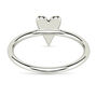 Diamond Heart Ring in 10K White Gold &#40;1/10 ct. tw.&#41;