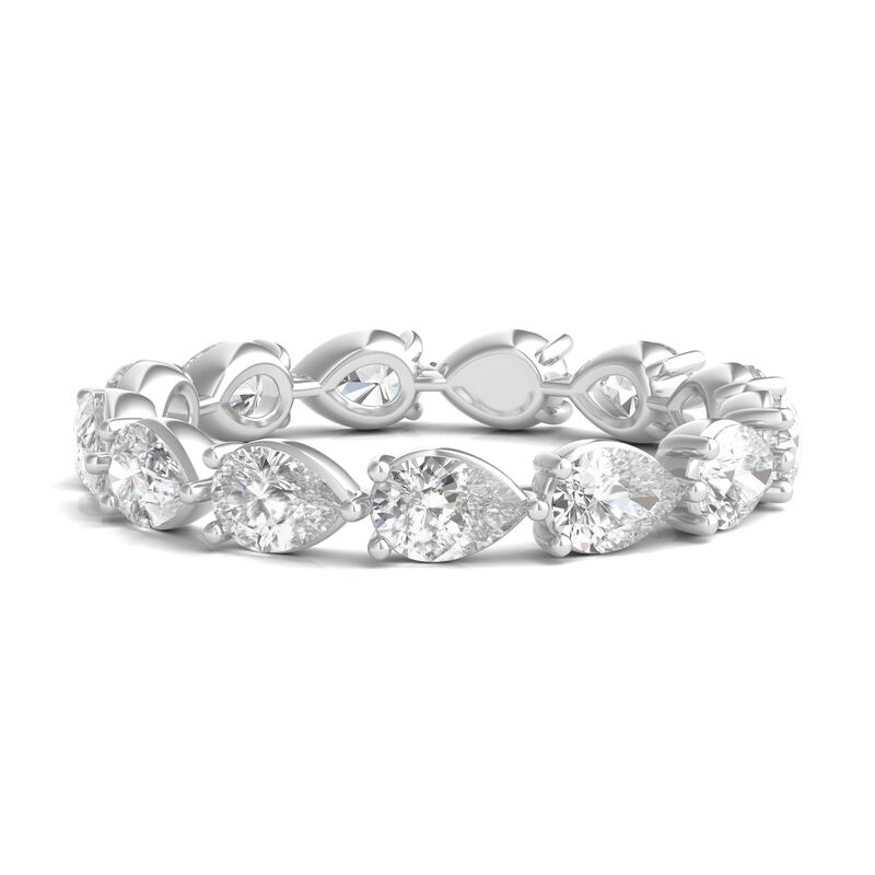 Pear-Cut Diamond Eternity Band in 14k White Gold &#40;2 ct. tw.&#41;