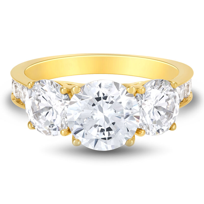 Lab Grown Diamond Engagement Ring in 14K Yellow Gold &#40;4 ct. tw.&#41;