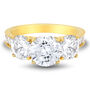 Lab Grown Diamond Engagement Ring in 14K Yellow Gold &#40;4 ct. tw.&#41;