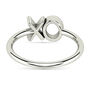 Diamond XO Ring in 10K White Gold &#40;1/10 ct. tw.&#41;