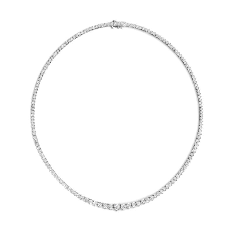 4 ct. tw. Diamond Necklace in 14K White Gold