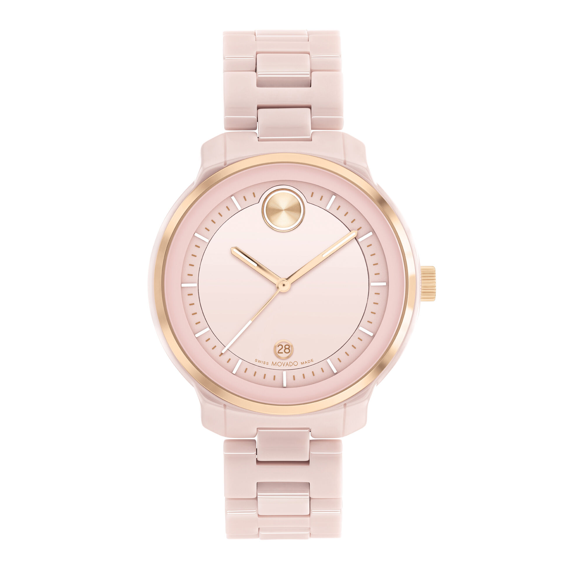 Movado rose discount gold ladies watch