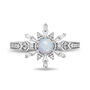 Elsa Frozen 10th Anniversary Diamond Snowflake Ring in Sterling Silver