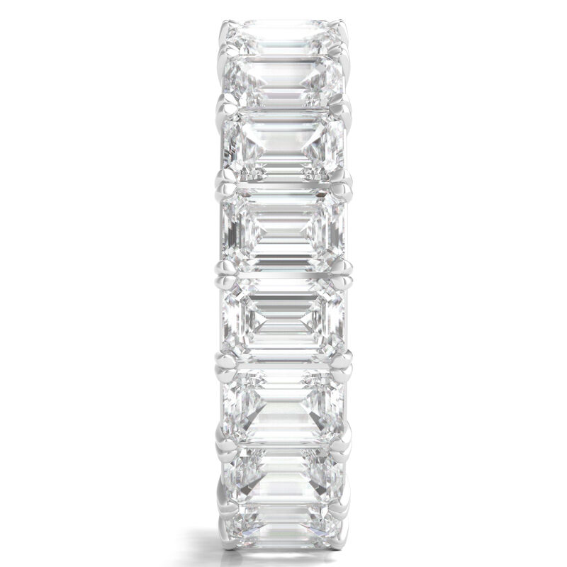 Lab Grown Emerald-Cut Diamond Eternity Band in Platinum &#40;7 ct. tw.&#41;