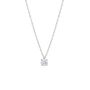 Round Lab Grown Diamond Solitaire Pendant in 10K White Gold &#40;3/8 ct. tw.&#41;
