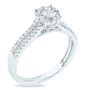 Diamond Engagement Ring Set in 14K White Gold &#40;1/2 ct. tw.&#41;