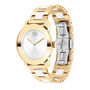 Ceramic Men&rsquo;s Watch in Gold Ion-Plated Stainless Steel