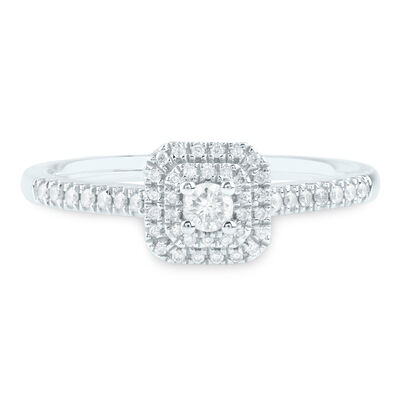 Diamond Promise Ring in 14K White Gold (1/4 ct. tw.)