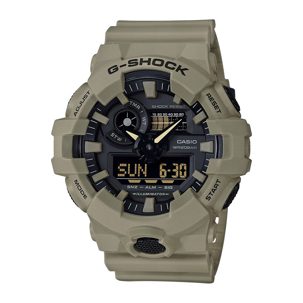 Casio G-Shock Analog-Digital Black Resin Watch GA2100SB-1A New In Box With  Tags | eBay