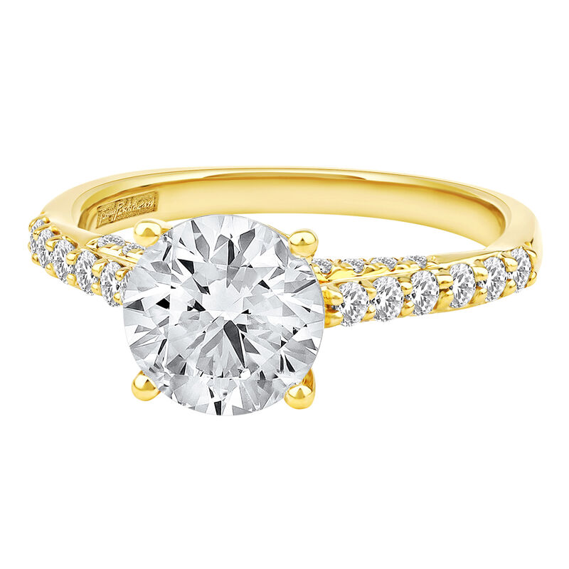 Daphne Lab Grown Round Diamond Engagement Ring in 18K Yellow Gold &#40;2 1/2 ct. tw.&#41;