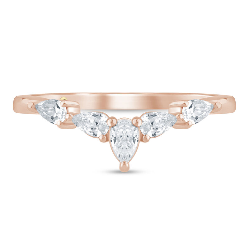 Diamond Contour Band in 14K Rose Gold &#40;1/2 ct. tw.&#41;