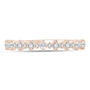 Lab grown Diamond Prong Stack Band in 10K Rose Gold &#40;1/4 ct. tw.&#41;