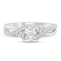 1/3 ct. tw. Round-Cut Diamond Semi-Mount Engagement Ring in 14k White Gold &#40;Setting Only&#41;