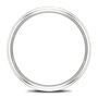 Men&rsquo;s Hammered Milgrain Wedding Band in 14K White Gold, 6MM