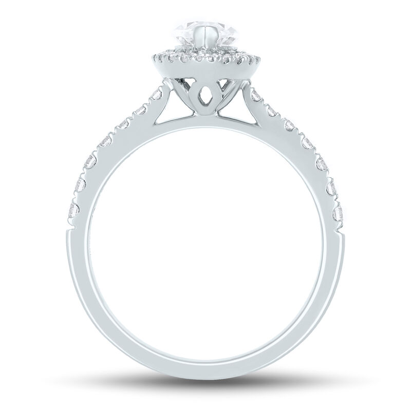 Lab Grown Diamond Marquise-Cut Engagement Ring in 14K White Gold &#40;1 3/4 ct. tw.&#41;