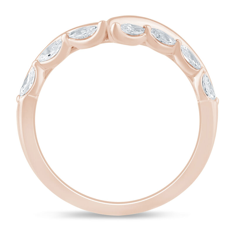 Diamond Contour Band in 14K Rose Gold &#40;1/3 ct. tw.&#41;