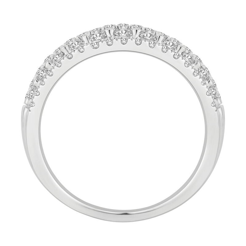 Diamond Five-Row Anniversary Band in 10K White Gold &#40;1 ct. tw.&#41;