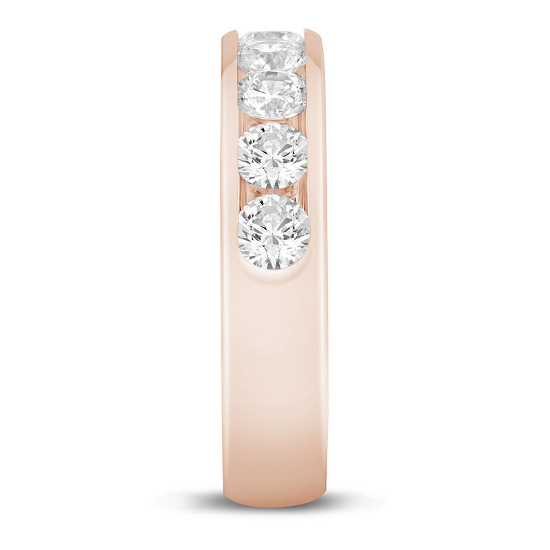 Lab Grown Diamond Channel-Set Band in 14K Rose Gold &#40;1 1/2 ct. tw.&#41;