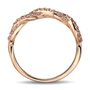 1/3 ct. tw. Diamond Twist Band in 10K Rose Gold