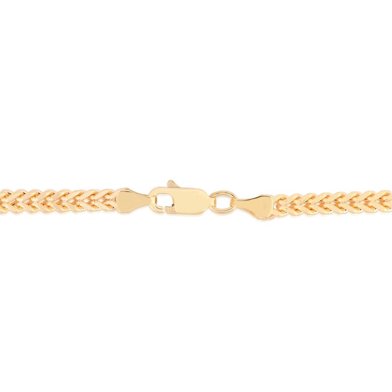 Square Franco Link Chain in 14K Yellow Gold, 3MM, 18&rdquo;