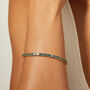 London Blue Topaz Tennis Bracelet in Vermeil, 3MM