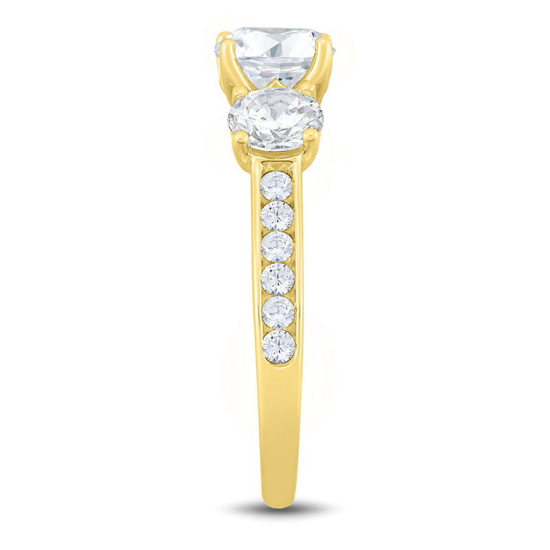 Lab Grown Diamond Engagement Ring in 14K Yellow Gold &#40;2-1/4 ct. tw.&#41;