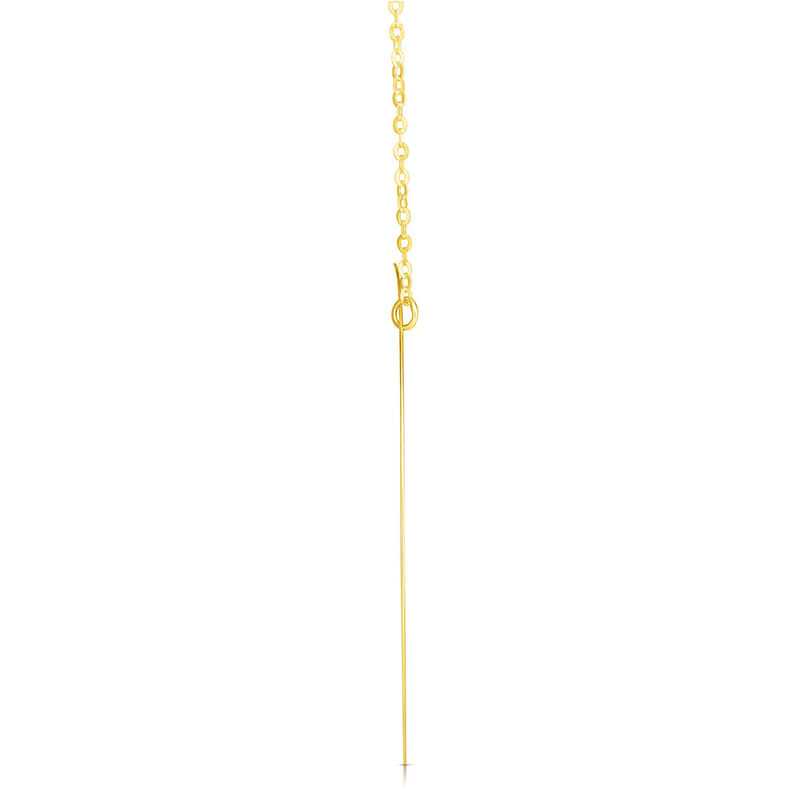 Q Initial Necklace | 14K Yellow Gold | Size 18 | Helzberg Diamonds